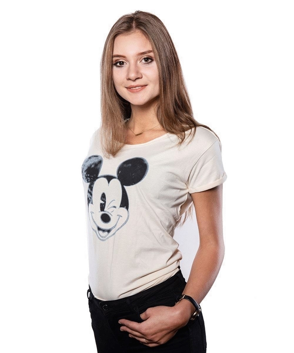 картинка Футболка женская Disney Mickey Blinking от магазина Одежда+